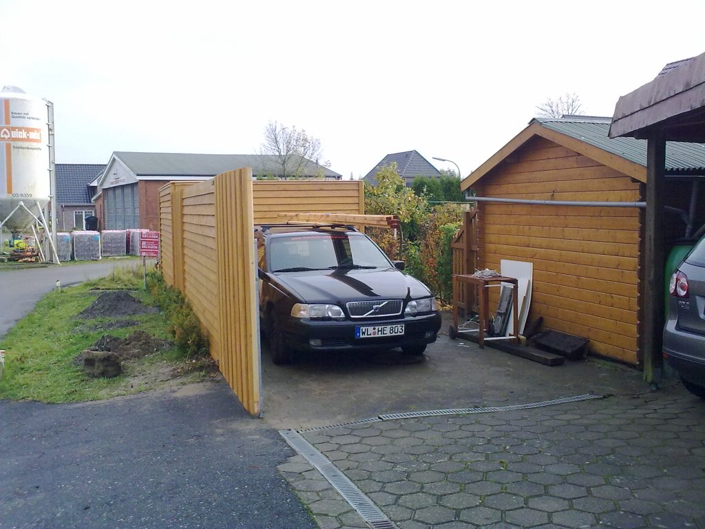 Sichtschutz Stellplatz