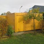 Sichtschutz Schuppen neu