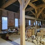 Pfosten untermauert ersetzt