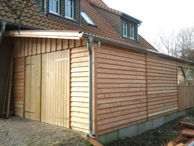 Schuppen Aussenansicht