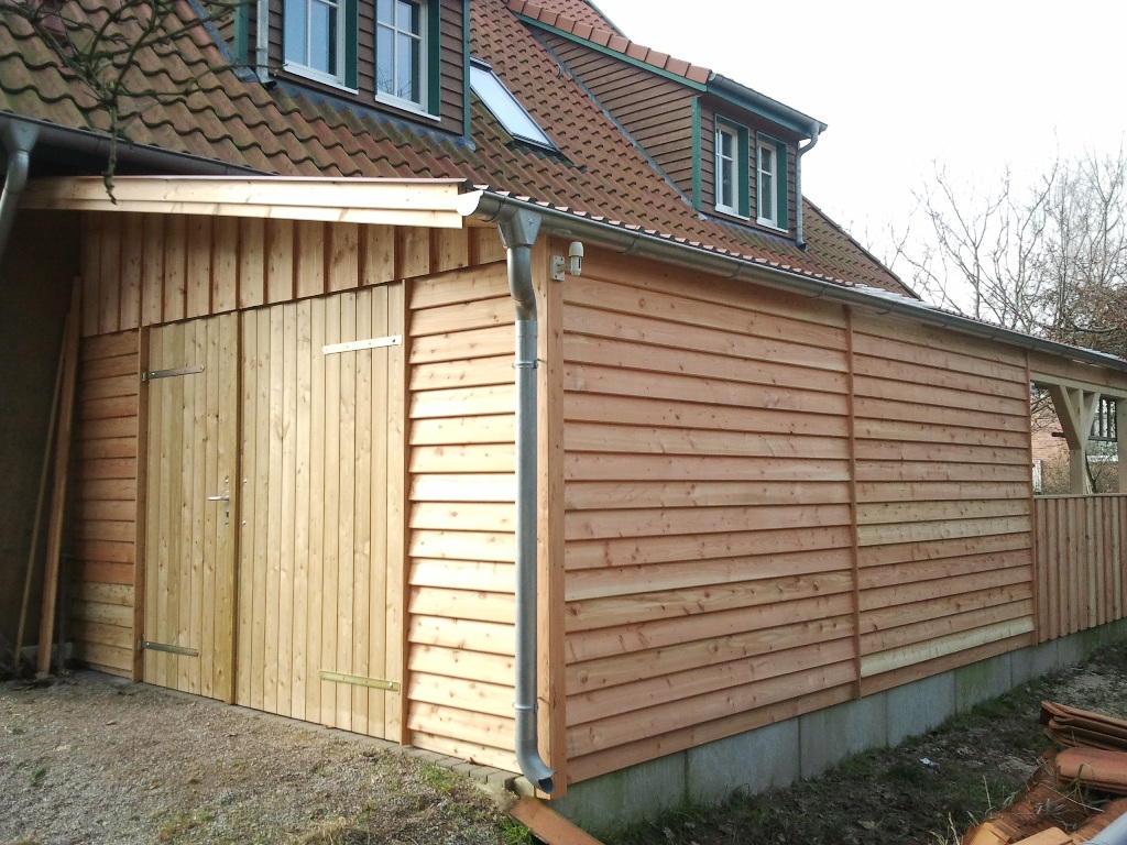 Schuppen Aussenansicht