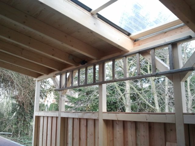 Carport mit Schuppen 3