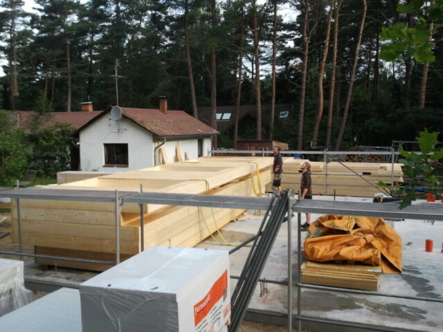 Einfamilienhaus Aufstellen