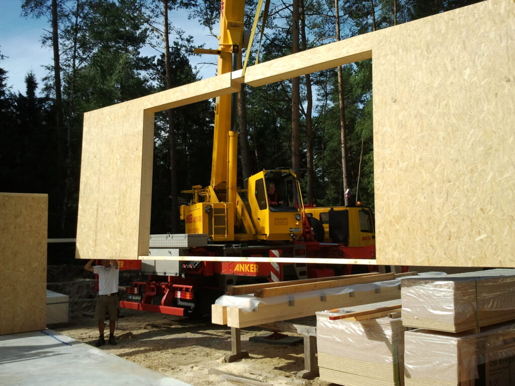 Einfamilienhaus Wandelement