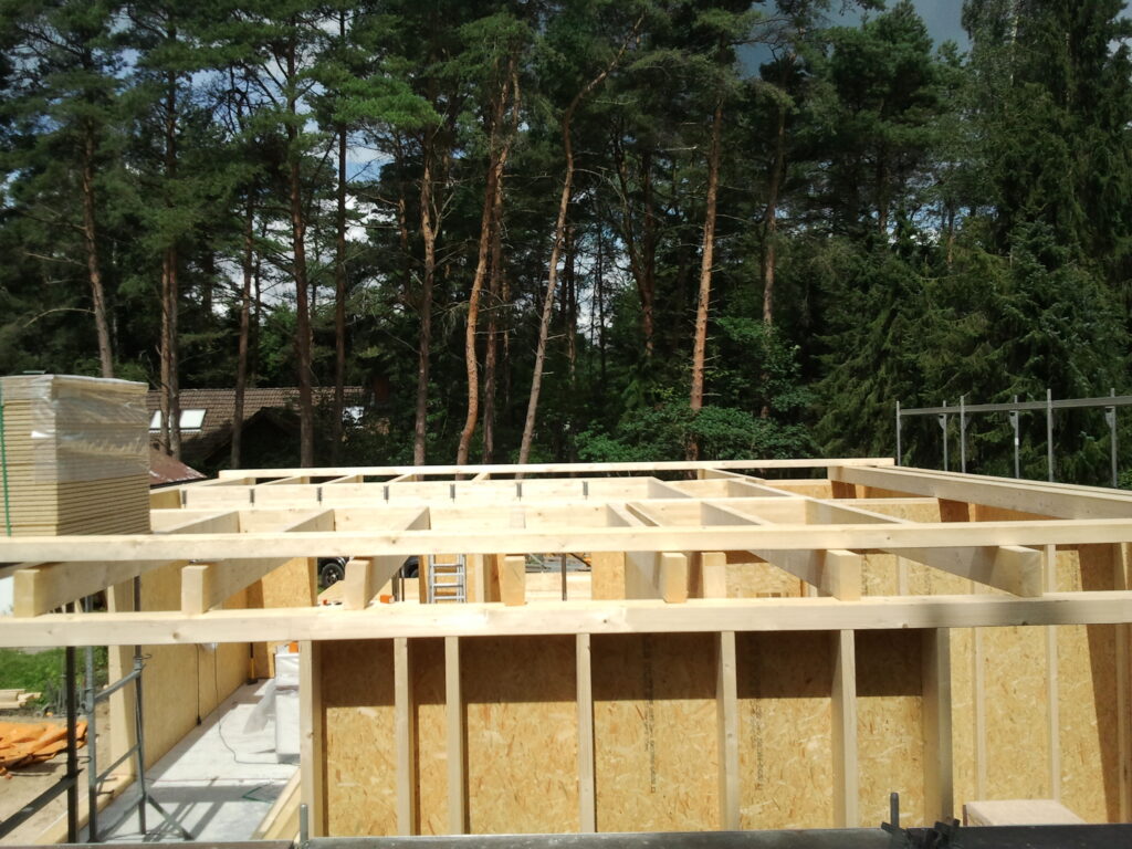 Einfamilienhaus EG aufgestellt