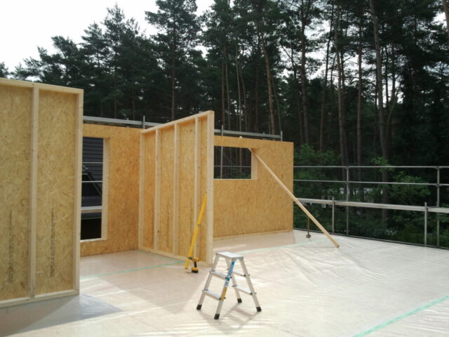 Einfamilienhaus OG Wand