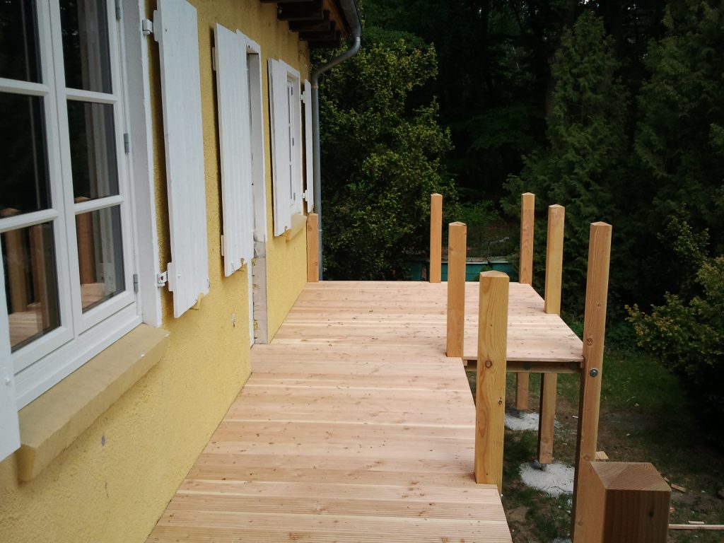 Freisitz Küche im Bau