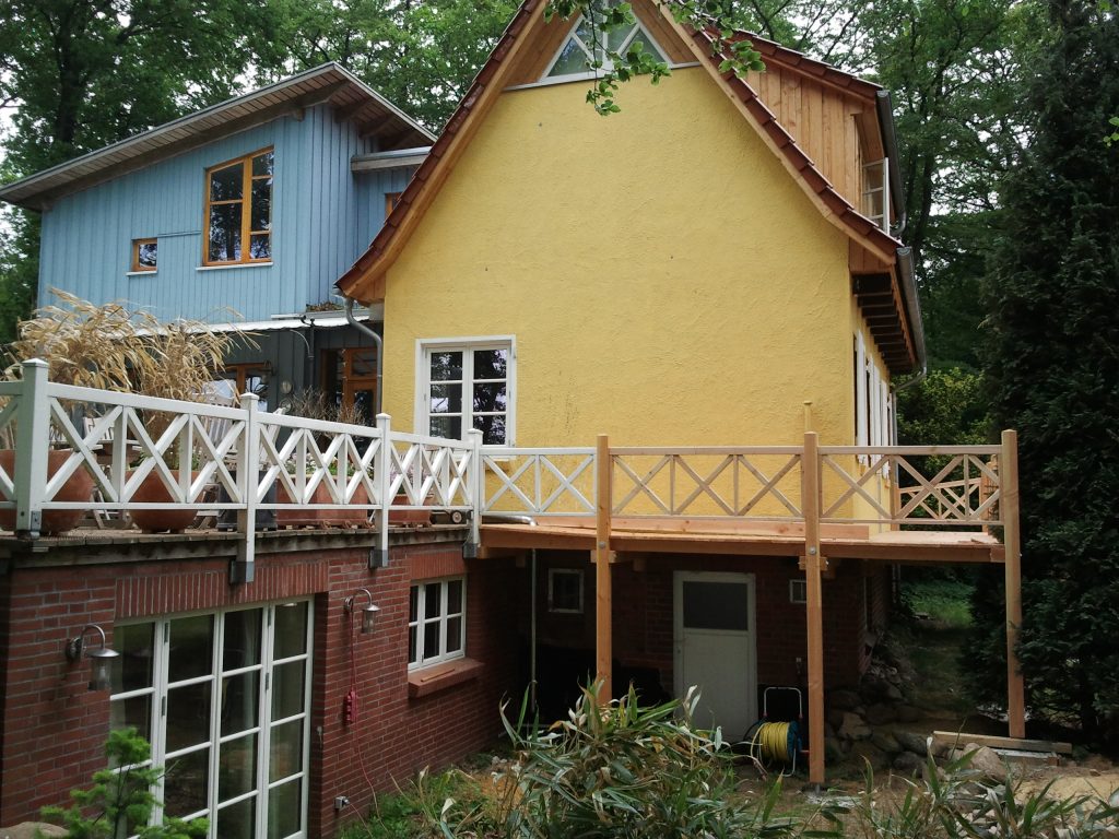 Freisitz Terrassenanschluss