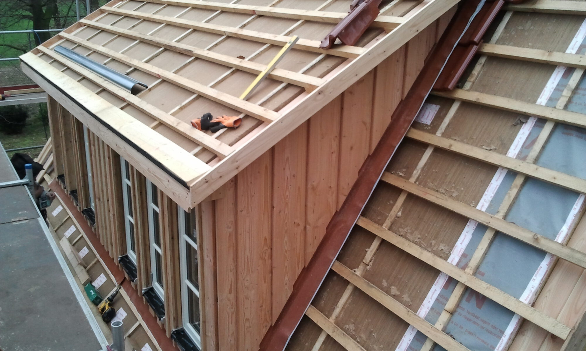 Gaubensanierung in Arbeit