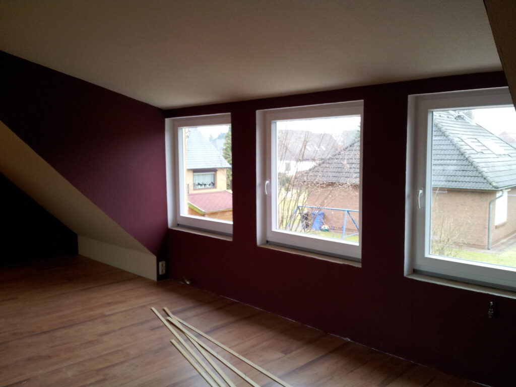 Umbau Dachboden Gauben fertiggestellt