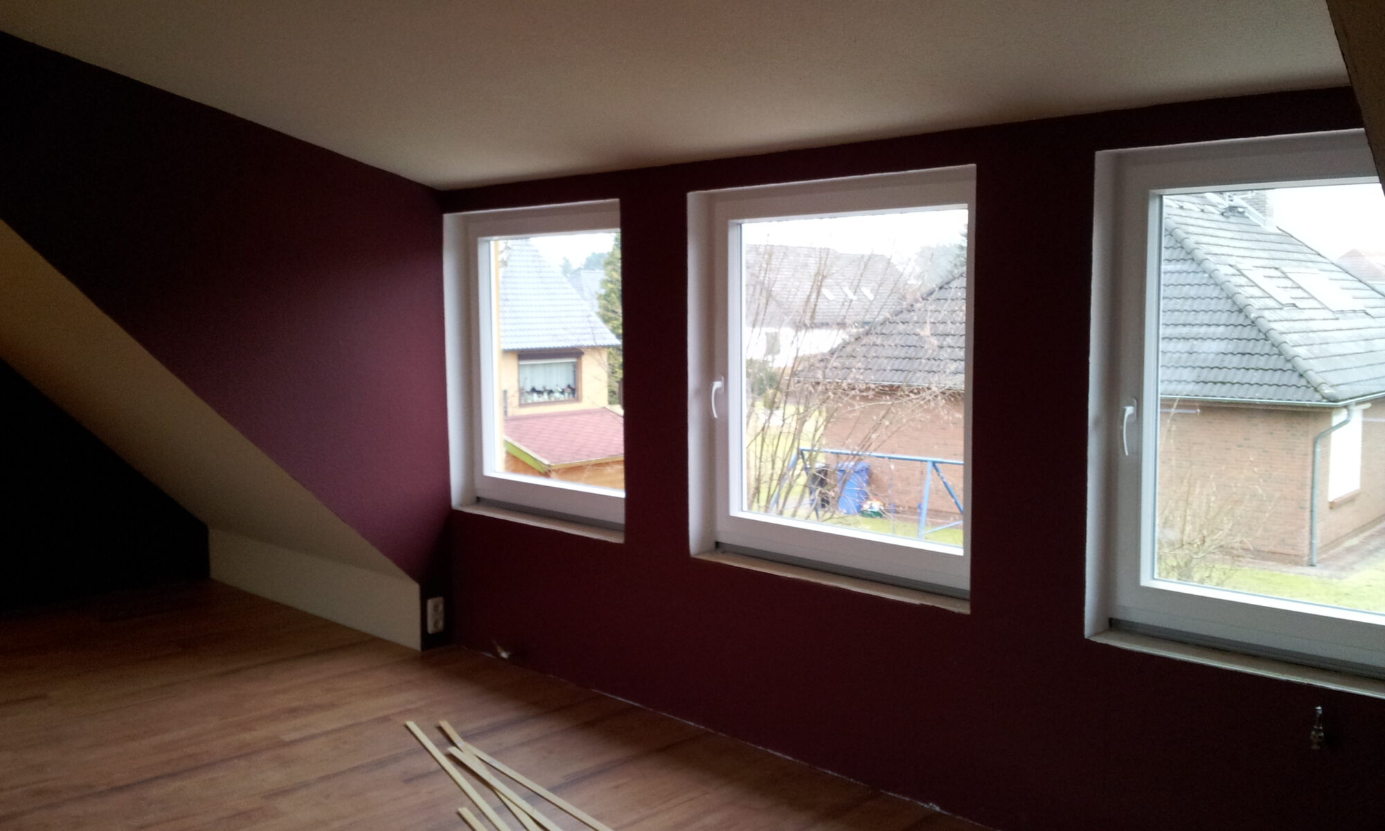 Umbau Dachboden Gauben fertiggestellt