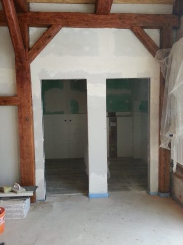 Toilettentüren Rohbau