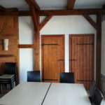 Toilettentüren eingebaut