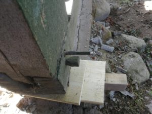 Fachwerkgiebel Bohrer verklemmt