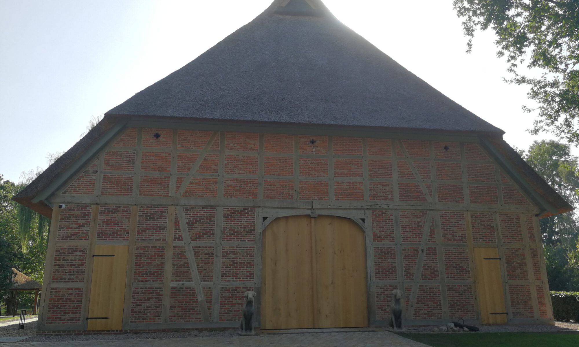 Fachwerkgiebel fertiggestellt