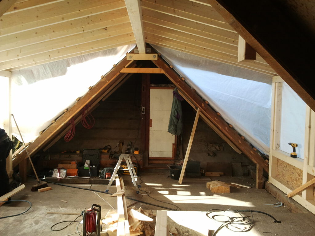 Umbau Dachboden Gauben